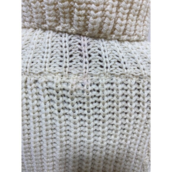 Saol Aran Cowl Neck Knit Poncho for Women, 100% Premium Quality Merino Wool Wrap - Picture 11 of 11